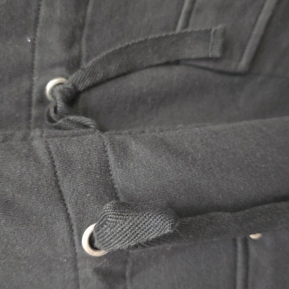 CJ Banks Black Zip-Up Jacket with Button Details, Plis Size 3X - Picture 6 of 6